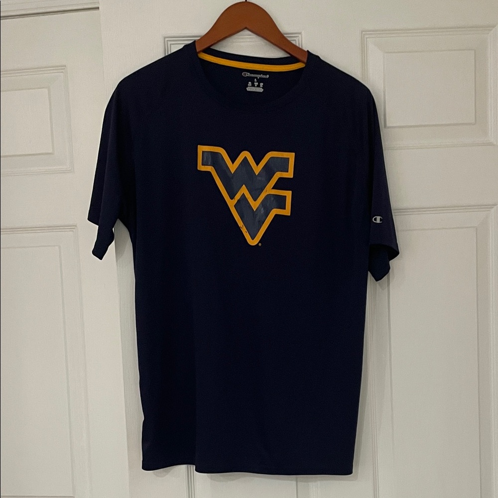 Champion West Virginia University WVU Dri Fit Tee Men's Large